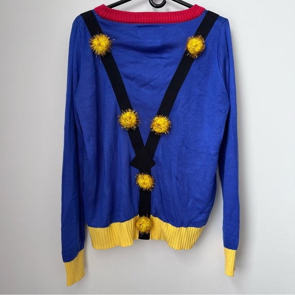 Tipsy Elves Ugly Christmas Tree Sweater with Suspenders Size Large - Picture 6 of 9